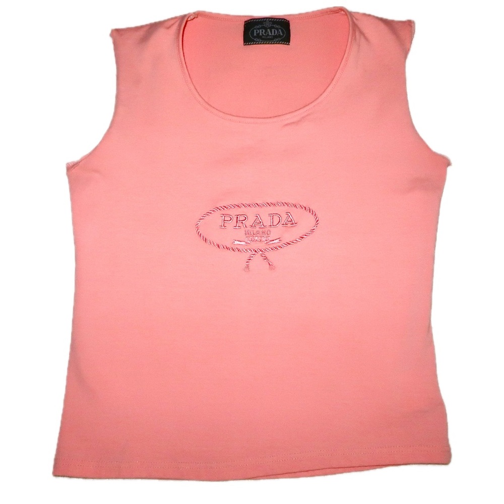 Vintage pink Prada tank